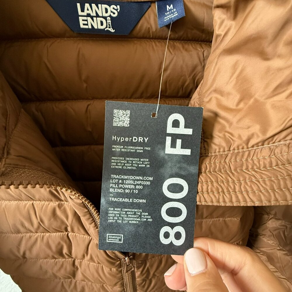 Land's End Women's Wanderweight Packable Down Jac… - image 5